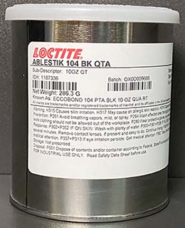 樂泰Ablestik 104 BK OTA環(huán)氧粘合劑|Henkel 漢高 / Loctite 樂泰|