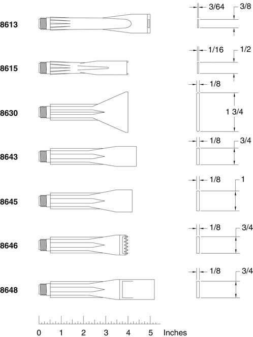 Semco ribbon and speciality nozzles扁口和專用噴嘴|PPG Semco產(chǎn)品|